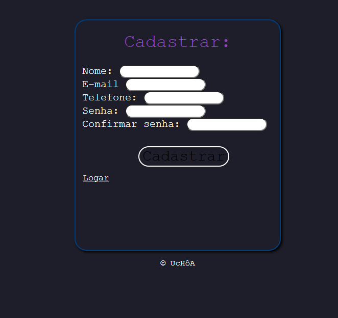 Cadastro